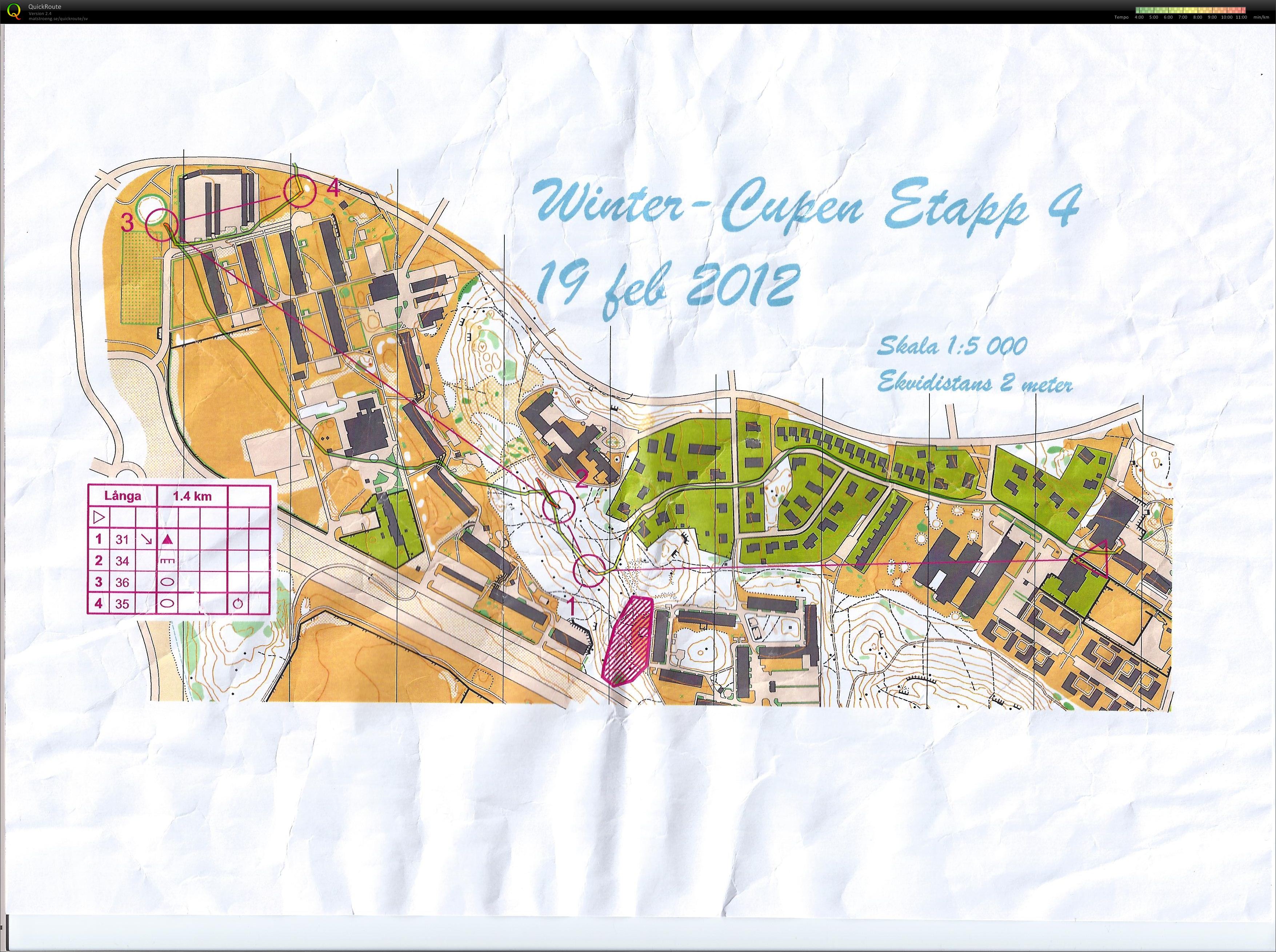 Wintercupen Etapp 4 del 1. (20-02-2012)
